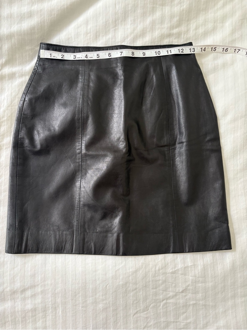 Vintage Genuine Leather Mini Skirt - Womens - Picture 4 of 10